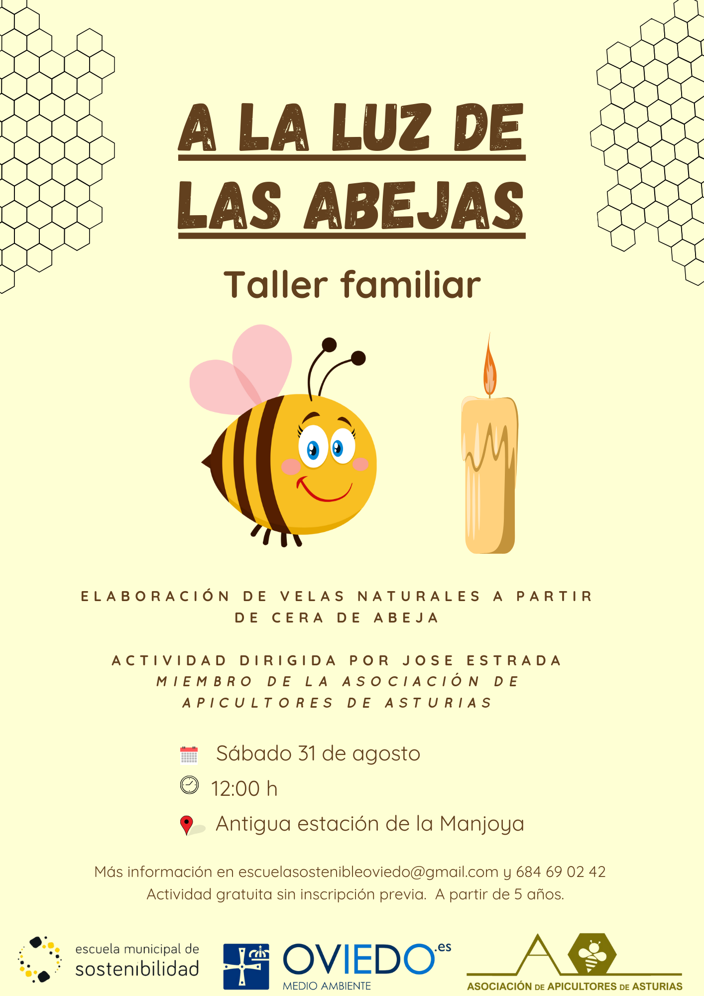 Taller familiar “A la Luz de las Abejas”